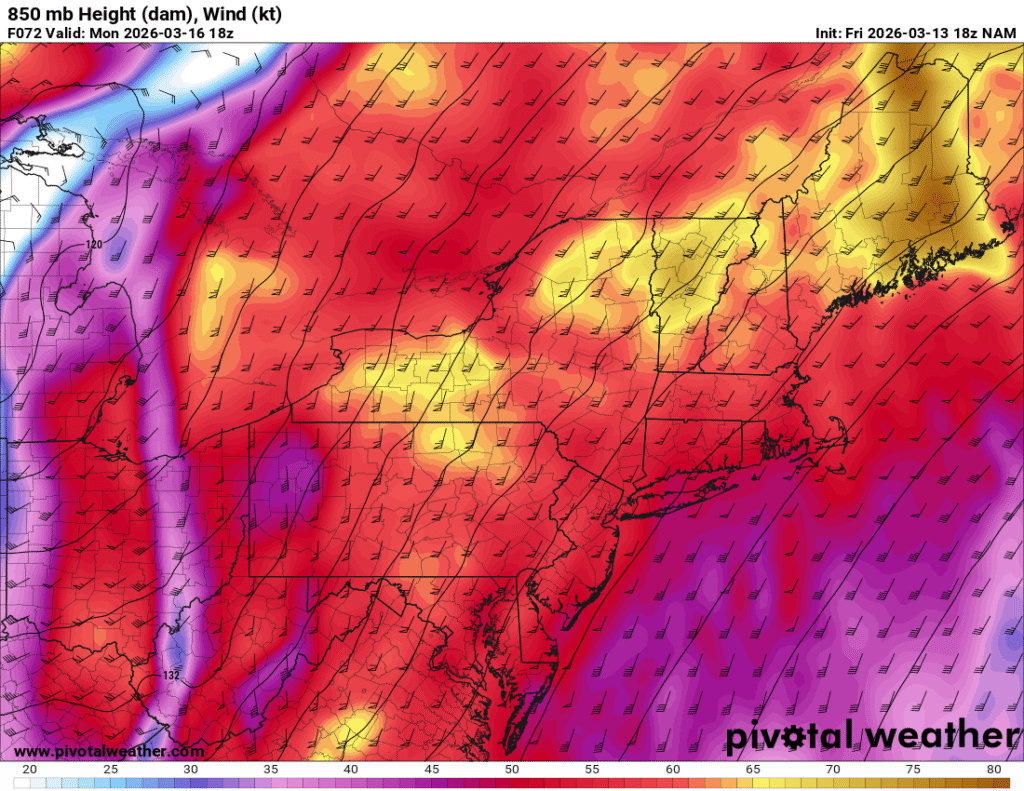 Strong Storm System To Affect The Region On Monday!!!